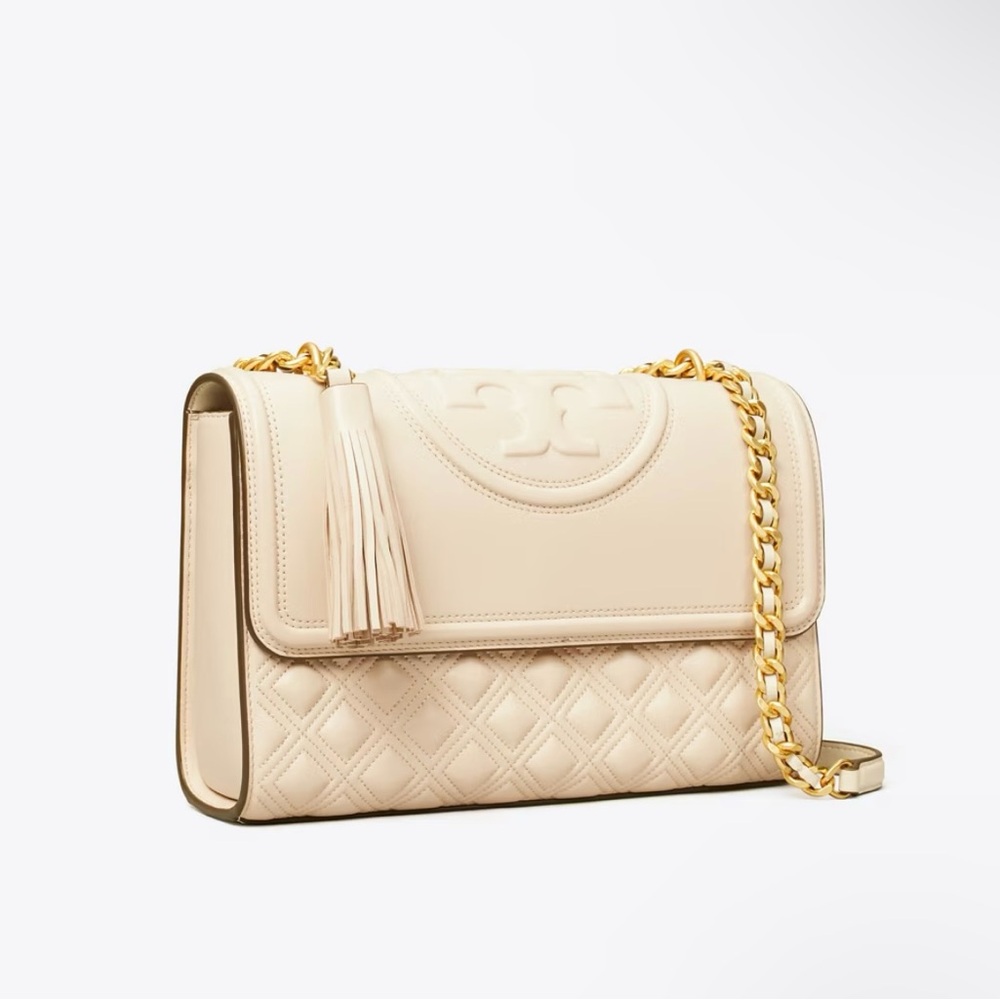 Tory Burch Fleming Convertible Shoulder Bag (new cream)